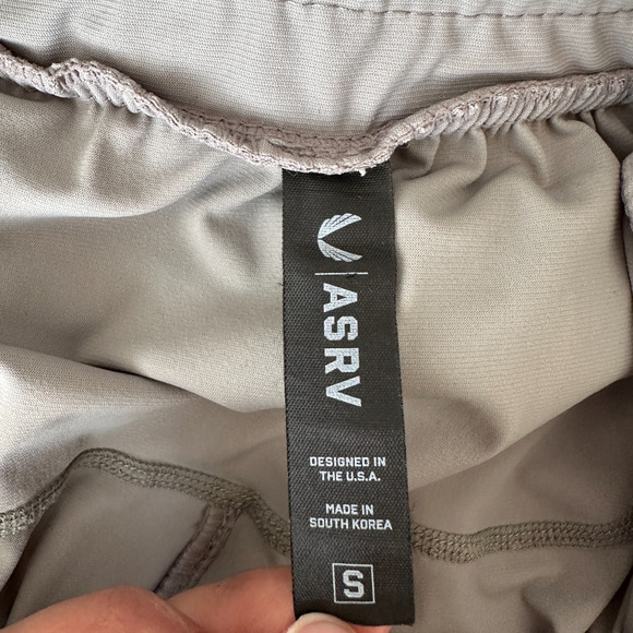 ASRV Tetra Lite Joggers Mens Small High Rib Performance Pants Sage Workout Gym - Picture 12 of 14